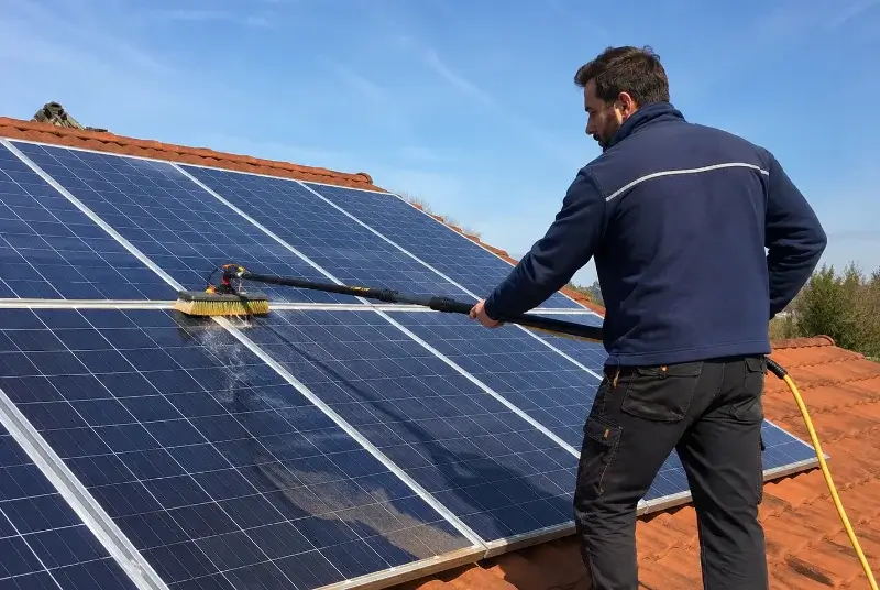 Nettoyage et entretien de panneaux solaires à Sathonay-Camp